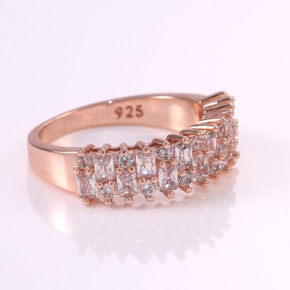 ✨ Fashion Beautiful Gems Full Around Zircon Eternity Rings for Women, PD162 - Picture 12 of 12